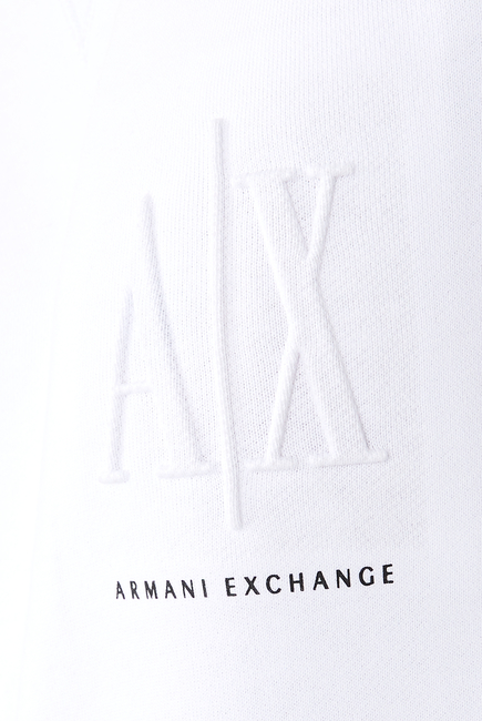 AX Embossed Logo T-shirt in Jersey